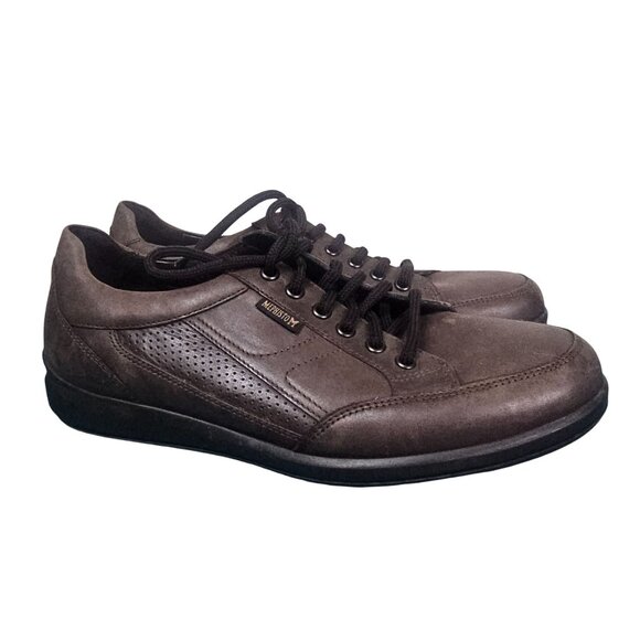 Mephisto Boys Brown Leather City Hiker Shoes US 6.5 EUR 6 Neutral Walking Casual - Picture 1 of 10